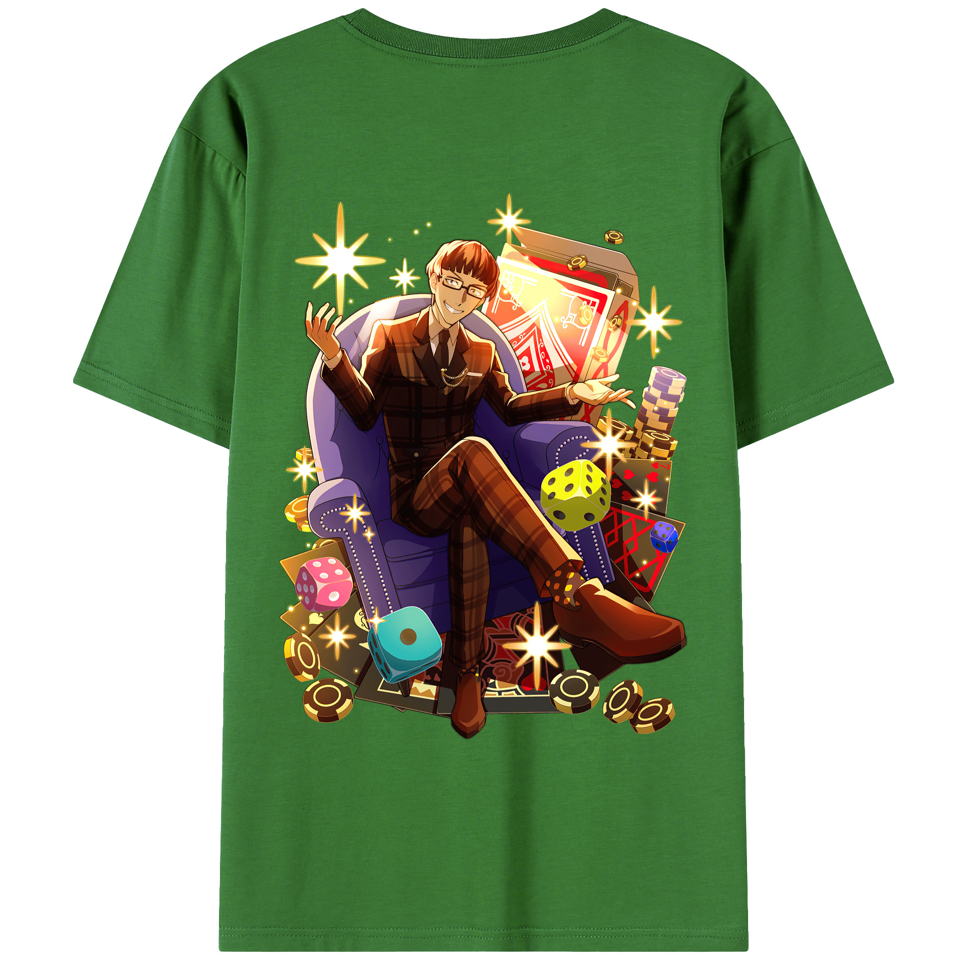 （画像用） 文豪ストレイドッグス Bungo Stray Dogs レディース半袖Tシャツ(バックプリント)